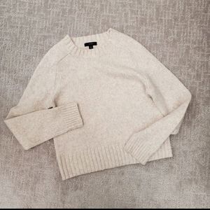 J.crew alpaca sweater sizeS cream